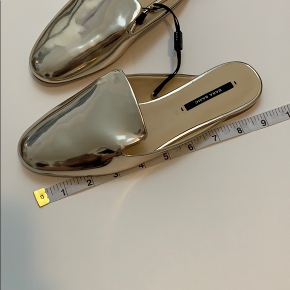 Zara Gold Mules Slide On - Picture 7 of 7